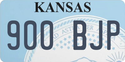 KS license plate 900BJP