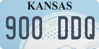 KS license plate 900DDQ