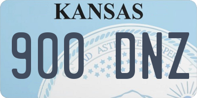 KS license plate 900DNZ