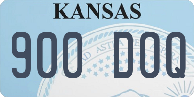 KS license plate 900DOQ