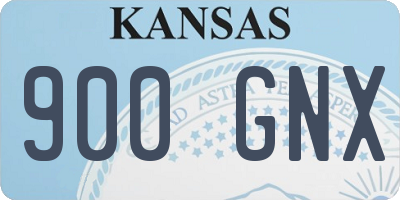 KS license plate 900GNX