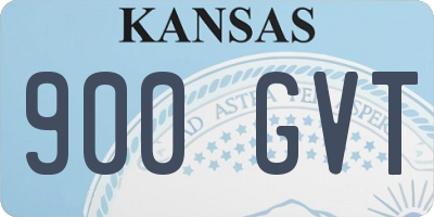 KS license plate 900GVT