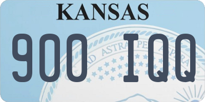 KS license plate 900IQQ