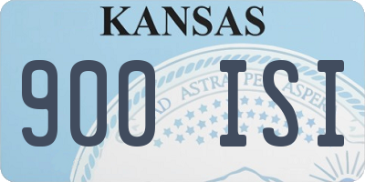 KS license plate 900ISI