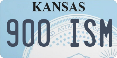 KS license plate 900ISM