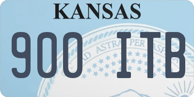 KS license plate 900ITB