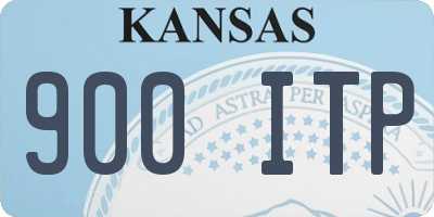KS license plate 900ITP