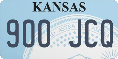KS license plate 900JCQ