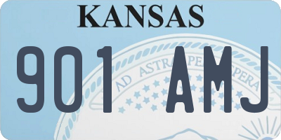 KS license plate 901AMJ
