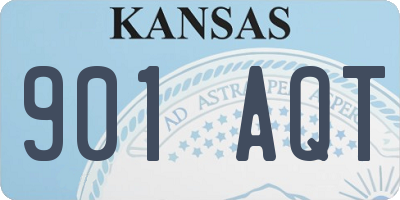 KS license plate 901AQT