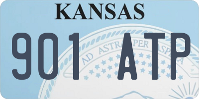 KS license plate 901ATP