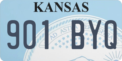 KS license plate 901BYQ