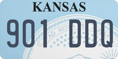 KS license plate 901DDQ