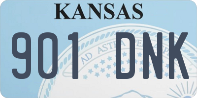 KS license plate 901DNK