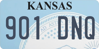 KS license plate 901DNQ