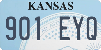 KS license plate 901EYQ