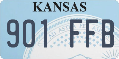 KS license plate 901FFB