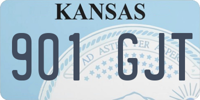 KS license plate 901GJT
