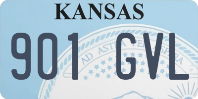 KS license plate 901GVL