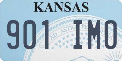 KS license plate 901IMO