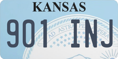 KS license plate 901INJ