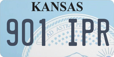 KS license plate 901IPR