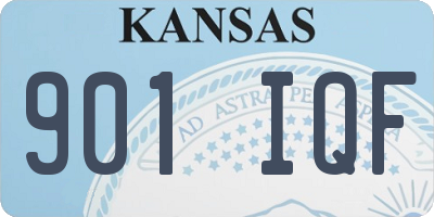 KS license plate 901IQF