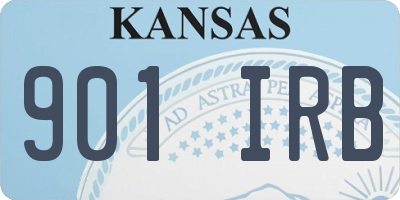 KS license plate 901IRB