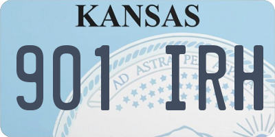 KS license plate 901IRH