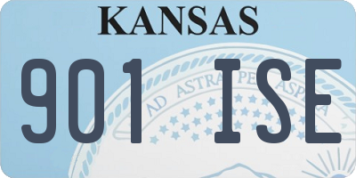 KS license plate 901ISE