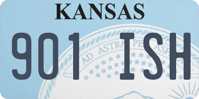 KS license plate 901ISH