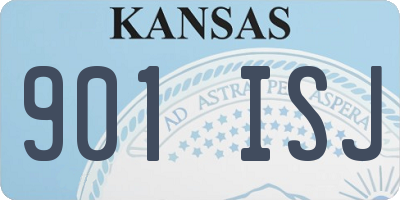 KS license plate 901ISJ