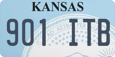 KS license plate 901ITB