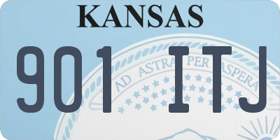 KS license plate 901ITJ