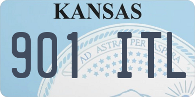 KS license plate 901ITL