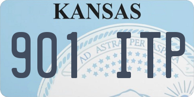 KS license plate 901ITP