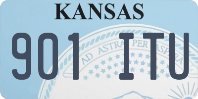 KS license plate 901ITU