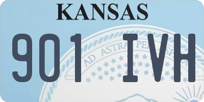 KS license plate 901IVH