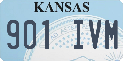 KS license plate 901IVM