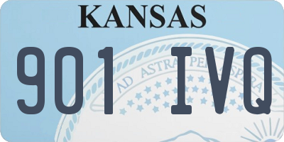 KS license plate 901IVQ