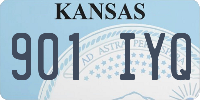 KS license plate 901IYQ