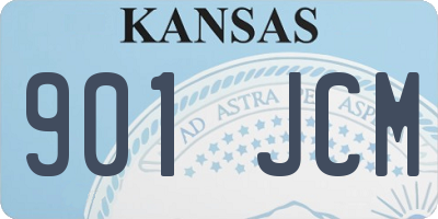 KS license plate 901JCM