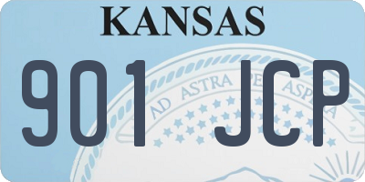 KS license plate 901JCP