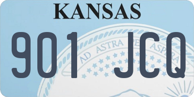 KS license plate 901JCQ