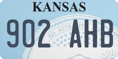KS license plate 902AHB