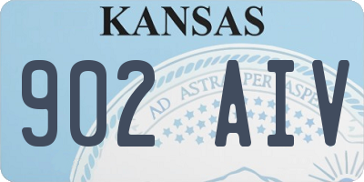 KS license plate 902AIV