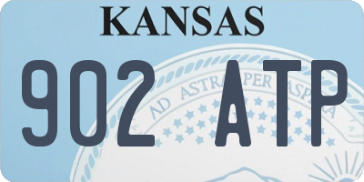 KS license plate 902ATP