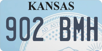 KS license plate 902BMH