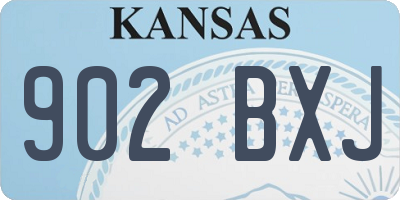 KS license plate 902BXJ