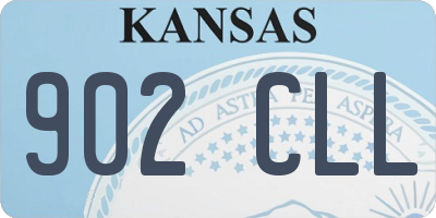KS license plate 902CLL